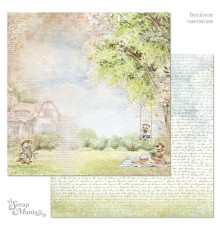 Бумага двусторонняя "Веселое чаепитие. Пикник", ScrapMania