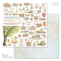 Бумага двусторонняя "Веселое чаепитие. Детали", ScrapMania