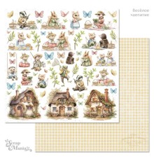 Бумага двусторонняя "Веселое чаепитие. Картинки", ScrapMania