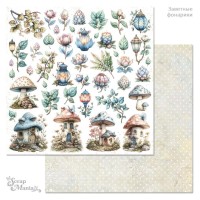 Бумага двусторонняя "Заветные фонарики. Картинки", ScrapMania