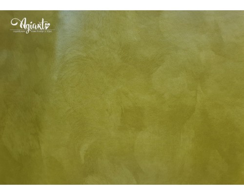 Кожзам, Жёлто-зелёный глянцевый 50*35 см. Италия