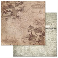 Бумага двусторонняя "Радость Победы. Линия фронта", ScrapMania