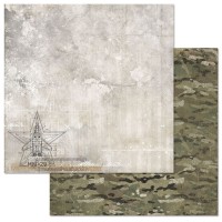 Бумага двусторонняя "Радость Победы. Миг-29", ScrapMania