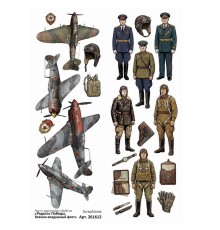 Лист с картинками 10*30 см "Радость Победы. Военно-воздушный флот", ScrapMania