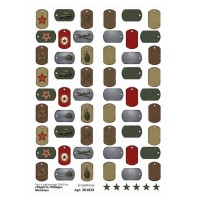 Лист с картинками 10*30 см "Радость Победы. Жетоны", ScrapMania