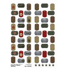 Лист с картинками 10*30 см "Радость Победы. Жетоны", ScrapMania