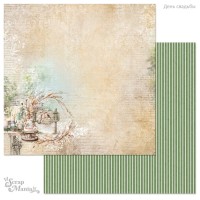 Бумага двусторонняя "День свадьбы. Торт", ScrapMania