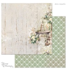 Бумага двусторонняя "День свадьбы. Сладкая жизнь", ScrapMania