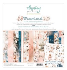 Набор бумаги "Dreamland" 30,5*30,5 см, 6 листов, 1/2 полного набора, Mintay papers