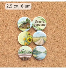 Набор фишек "Летняя деревня", ScrapMania
