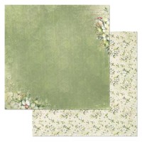 Бумага двусторонняя "На лесной опушке. Пестрый дятел", ScrapMania