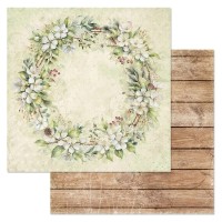 Бумага двусторонняя "На лесной опушке. Венок", ScrapMania