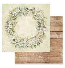 Бумага двусторонняя "На лесной опушке. Венок", ScrapMania