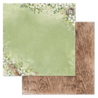 Бумага двусторонняя "На лесной опушке. Семейное дерево", ScrapMania