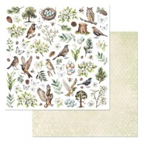 Бумага двусторонняя "На лесной опушке. Картинки", ScrapMania