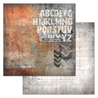 Бумага двусторонняя "Стальное сердце. Шаг вперед", ScrapMania