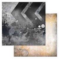 Бумага двусторонняя "Стальное сердце. Ты можешь все", ScrapMania