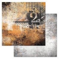 Бумага двусторонняя "Стальное сердце. Чувствуй себя", ScrapMania