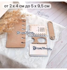 Нож для вырубки "Старый архив. Лист блокнота", ScrapMania