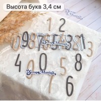 Нож для вырубки "Старый архив. Цифры", ScrapMania