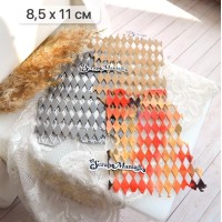 Нож для вырубки "Алиса и Чеширский кот. Фоновый ромб", ScrapMania