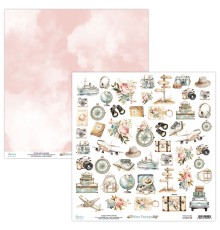 Лист для вырезания коллекция "Bon Voyage" 30,5*30,5 см., Mintay papers