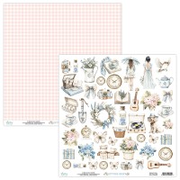 Лист для вырезания коллекция "Cottage Heart" 30,5*30,5 см., Mintay papers