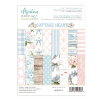 Набор бумаги "Cottage Heart" 15,2*20,3 см, 1/3 набора, 8 листов, Mintay paper