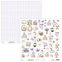 Лист для вырезания коллекция "Home, Sweet Home" 30,5*30,5 см., Mintay papers