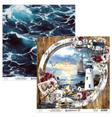 Бумага двусторонняя коллекция "Lighthouse" 30,5*30,5 см., Mintay papers
