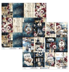 Бумага двусторонняя коллекция "Lighthouse" 30,5*30,5 см., Mintay papers