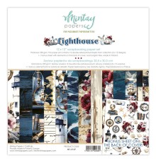 Набор бумаги "Lighthouse" 30,5*30,5 см, 6 листов, 1/2 полного набора, Mintay paper