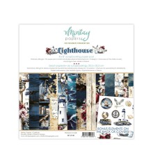 Набор бумаги "Lighthouse" 20,3*20,3 см, 12 листов, 1/2 полного набора, Mintay paper