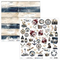 Лист для вырезания коллекция "Lighthouse" 30,5*30,5 см., Mintay papers