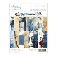 Набор бумаги "Lighthouse" 15,2*20,3 см, 1/3 набора, 8 листов, Mintay paper