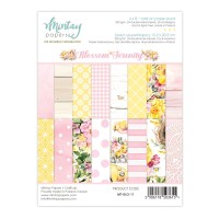 Набор бумаги "Blossom Serenity" 15,2*20,3 см, 1/3 набора, 8 листов, Mintay paper