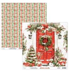 Бумага двусторонняя коллекция "Holly Jolly" 30,5*30,5 см., Mintay papers