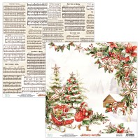 Бумага двусторонняя коллекция "Holly Jolly" 30,5*30,5 см., Mintay papers