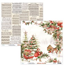 Бумага двусторонняя коллекция "Holly Jolly" 30,5*30,5 см., Mintay papers