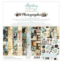 Набор бумаги "Photographer" 30,5*30,5 см, 6 листов, 1/2 полного набора, Mintay paper