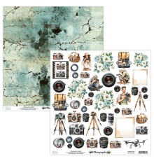 Лист для вырезания коллекция "Photographer" 30,5*30,5 см., Mintay papers