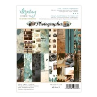 Набор бумаги "Photographer" 15,2*20,3 см, 1/3 набора, 8 листов, Mintay paper
