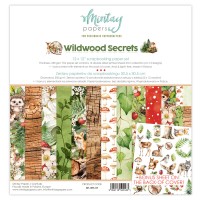 Набор бумаги "Wildwood Secrets" 30,5*30,5 см, 6 листов, 1/2 полного набора, Mintay paper