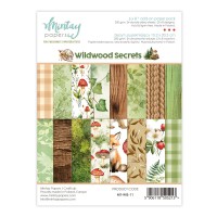 Набор бумаги "Wildwood Secrets" 15,2*20,3 см, 1/3 набора, 8 листов, Mintay paper