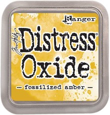 Штемпельная подушечка "Fossilized Amber" Tim Holtz Distress Oxide Ink Pad от Ranger