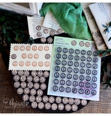 Набор штампов "Алфавит №2" от AgiArt