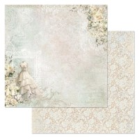 Бумага двусторонняя "Свадебное торжество. Платье невесты", ScrapMania