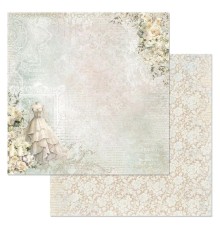 Бумага двусторонняя "Свадебное торжество. Платье невесты", ScrapMania