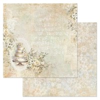 Бумага двусторонняя "Свадебное торжество. Свадебный торт", ScrapMania