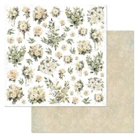 Бумага двусторонняя "Свадебное торжество. Цветы", ScrapMania